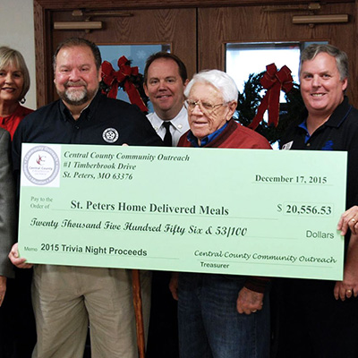 Check presentation for Home Delivered Meals